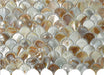 Iridescent Fish Scale Mother of Pearl Shell Mosaic Tile For Kitchen Backsplash Bathroom Wall Shower Backsplash Tile MOP0945 - My Building Shop
