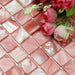 11 PCS Dying Pink Mother of pearl shell kitchen backsplash tile MOP054 sea shell pearl bathroom wall tile - My Building Shop