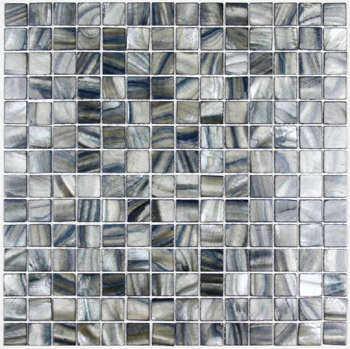 11 PCS Dying Gray Mother of pearl shell mosaic kitchen backsplash MOP053 mother of pearl sea shell bathroom shower wall tile - My Building Shop