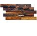 6 PCS Ancient Boat Wood Mosaic Backsplash 3D Wooden Pattern Panel Kitchden Wall Tile DQ074 - My Building Shop