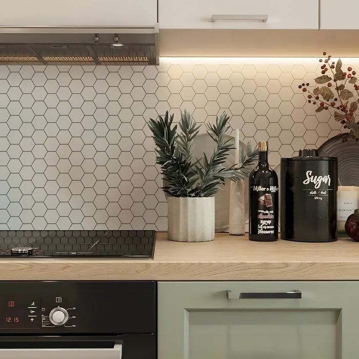 Hexagon Mosaic Tiles For Kitchen & Bathroom Backsplash