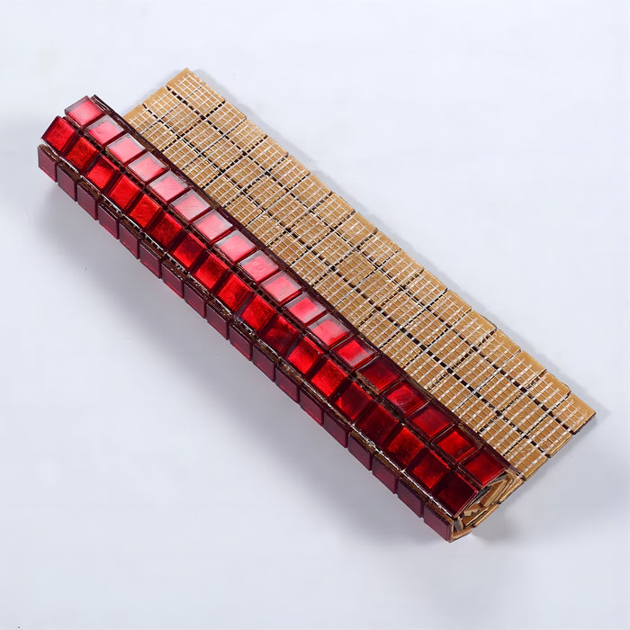 Ruby Red Glass Mosaic Tiles For Kitchen Bathroom Backsplash Wall Decor Design CGMT2405