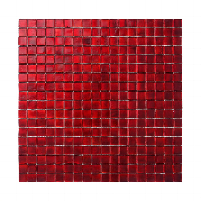 Ruby Red Glass Mosaic Tiles For Kitchen Bathroom Backsplash Wall Decor Design CGMT2405