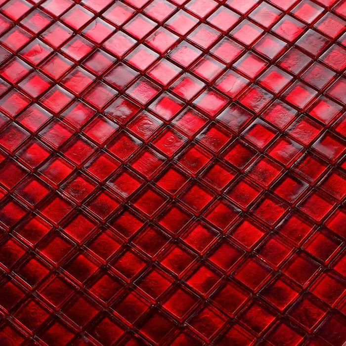 Ruby Red Glass Mosaic Tiles For Kitchen Bathroom Backsplash Wall Decor Design CGMT2405