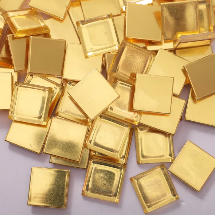 24K Gold Mirror Glass Mosaic Kitchen Backsplash Bathroom Wall Tile