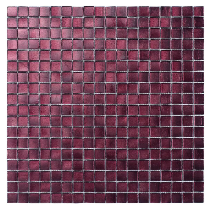 Glossy Purple Foil Glass Mosaic Backsplash Tiles Kitchen Bathroom Wall Decor