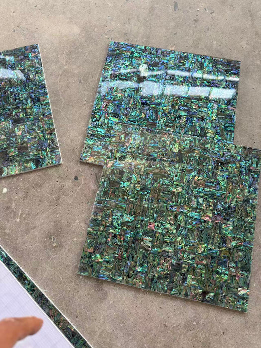 New Zealand Abalone Shell Mosaic Seamless Mother of Pearl Kitchen Backsplash Bathroom Wall Tile