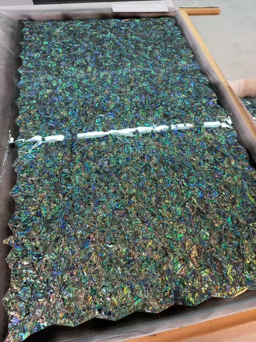 Triangle Seamless New Zealand Abalone Shell Mosaic Mother Of Pearl Tile Kitchen Backsplash Bathroom Wall Decoration MOPA003