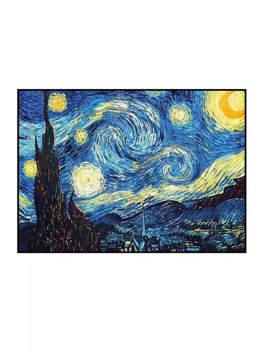 Van Gogh Starry Sky Hand Drawn Oil Painting, Background Wall Decoration Painting HPO002