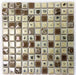 11 PCS Beige Brown Porcelain Ceramic Walll Tile Backsplash Bathroom Kitchen Mosaic Tiles SSD056 - My Building Shop