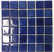 11 PCS Blue Porcelain Mosaic Walll Tile Backsplash Bathroom Kitchen Ceramic Swimming Pool Tiles SSD066 - My Building Shop