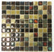 11 PCS Dark Brown Beige Porcelain Wall Tile Backsplash Bathroom Kitchen Ceramic Mosaic Tiles SSD057 - My Building Shop