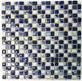 11 PCS Navy Blue White Porcelain Mosaic Walll Tile Backsplash Bathroom KitchenCeramic Tiles SSD063 - My Building Shop