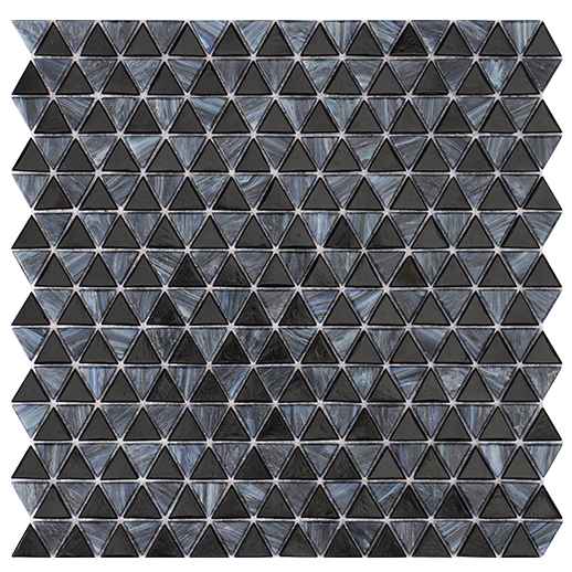 Triangle Black Gray Glass Mosaic Bathroom Kitchen Wall Back Splash Floor Tile CGMT2134 - My Building Shop