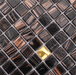 Black Brown Gold Starry Quartz Glass Mosaic Bathroom Kitchen Balcony Wall Tile CGMT2139 - My Building Shop