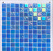 1 PC Iridescent stained blue glass mosaic backsplash CGMT9245 bathroom wall swimming pool tile - My Building Shop