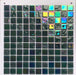 1 PC Iridescent stained olive green glass mosaic backsplash CGMT9252 bathroom wall swimming pool tile - My Building Shop