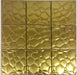1 PC Gold Bubble Metal Mosaic SMMT047 3D Stainless Steel Metallic Kitchen Bathroom Wall Backsplash Tiles - My Building Shop