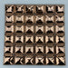 3D Rose Gold Metallic Mosaic Kitchen Backsplash Bathroom Wall Tile SMMT211173 - My Building Shop