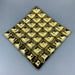 3D Gold Metal Mosaic Kitchen Backsplash Bathroom Wall Tile SMMT211174 - My Building Shop
