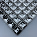 3D Silver Metallic Tile Kitchen Bathroom Wall Backsplash Mosaic SMMT211176 - My Building Shop