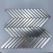 Herringbone Silver Metall Mosaic Stainless Steel Wall Tile Bcksplash SMMT211181 - My Building Shop