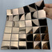 Rose Gold Metal Mosaic Stainless Steel Shower Wall Tile Back Splash SMMT211185 - My Building Shop