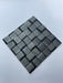 3D Vintage Black Metal Stainless Steel Mosaic Kitchen Backsplash Bathroom Wall Tile SMMT211190 - My Building Shop