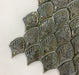 5 PCS Blackish Green Fish Scale Glass Mosaic YKGT002 Kitchen Backsplash Bathroom Wall Tile - My Building Shop