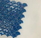 5 PCS Blue Fish Scale Glass Mosaic Tile YKGT004 Kitchen Blacksplash Bathroom Glass Wall Tiles - My Building Shop