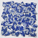 1 PC Blue White Flower Porcelain Mosaic Tile Backsplash PCMTYHS17 Ceramic Bathroom Wall Tiles - My Building Shop