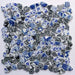 1 PC Chinese Blue White Gray Gray Porcelain Mosaic Kitchen Backsplash Wall Tiles PCMTYHS03 Bathroom Ceramic Tiles - My Building Shop
