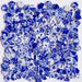 1 PC Chinese Blue White Porcelain Mosaic Kitchen Tile PCMTYHS04 Bathroom Ceramic Mosaics Tiles - My Building Shop