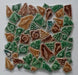 1 PC Coffee Brown Caramel Green Ceramic Mosaic Kitchen Backsplash Porcelain Wall Tile SSD013 - My Building Shop