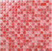 5 PCS Crackle Red Pink Glass Mosaic Bathroom Shower Room Kitchen Backsplash Tile HYM009 - My Building Shop