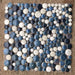1 PC Penny Round Blue White Porcelain Round Mosaic PPMTAJ21 Bubble Bathroom Ceramic Floor Wall Tile - My Building Shop
