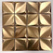 3D Rose Gold Geometal Floret Stainless Steel Metallic Mosaic Kitchen Backsplash Wall Tile SMMT03091 - My Building Shop