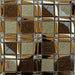 11 PCS Electroplated gold glass mosaic kitchen backsplash CGMT2908 bathroom showeroom wall tile - My Building Shop
