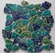 1 PC Navy Lake Blue Green Ceramic Porcelain Mosaic Kitchen Backsplash Bathroom Wall Tiles SSD009 - My Building Shop