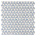 Triangle White Mix Blue Glass Mosaic Bathroom Kitchen Wall Back Splash Floor Tile CGMT2137 - My Building Shop