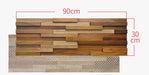 1 PC Burmese Teak Solid Wood Mosaic TV Background Wall Backsplash Kitchen Bathroom Tile NWMT09060 - My Building Shop
