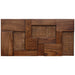 1 PC Natural Rattan Mix White Oak Solid Wood Mosaic Pattern Kitchen Wall Backsplash Tile NWMT09059 - My Building Shop