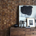 1 PC Hexagon North American Black Walnut Solid Wood Mosaic Kitchen Backsplash Wall Tile NWMT09056 - My Building Shop
