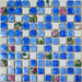 1 PC Blue White Green Pink Porcelian Mosaic Kitchen Backsplash Bathroom Wall Flooring Swiming Pool Tile PCMT9256 - My Building Shop