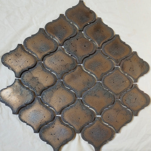 5 PCS Porcelain Lantern Moasic Brown Porcelain Kitchen Backsplash Bathroom Wall Tile PPMT2300 - My Building Shop