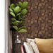 1 PC North American Black Walnut Solid Wood Mosaic Kitchen Backsplash Bathroom Wall Tile NWMT09047 - My Building Shop