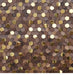 1 PC Hexagon North American Black Walnut Solid Wood Mix Gold Metal Mosaic Backsplash Tile NWMT09052 - My Building Shop