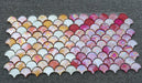 5 PCS Sugar White Pink Rose Red Fish Scale Glass Mosaic JMFGT2004 Bathroom Wall Kitchen Glass Tile Backsplash - My Building Shop