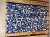 5 PCS Glazed Blue Mix White Pebble Porcelain Mosaic PPMT034 Heart Shape Bathroom Flooring Swimming Pool Tile - My Building Shop