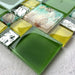 5 PCS Yellow Green Silver Glass Mosaic Mother Of Pearl Shell Tile LFGT009 Bathroom Kitchen Glass Wall Tiles - My Building Shop